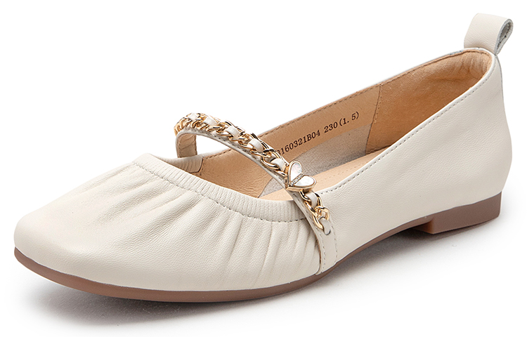 (W) C°BANNER Spring Summer New Fashion Flat 'Metallic Accessories White' 圖 3