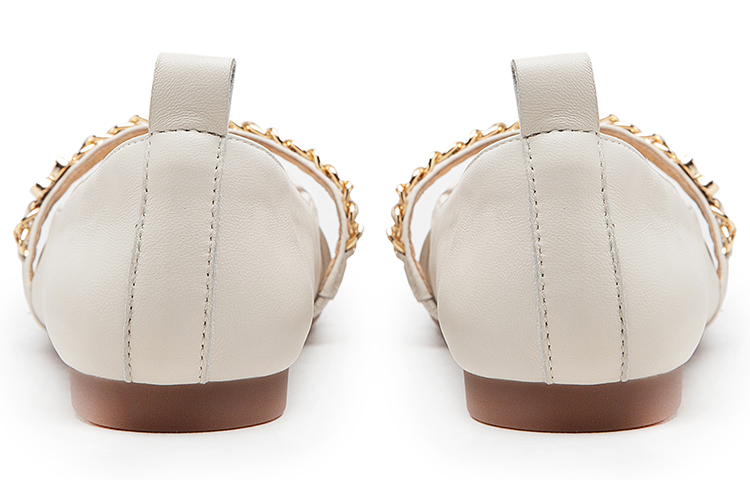 (W) C°BANNER Spring Summer New Fashion Flat 'Metallic Accessories White' 圖 4