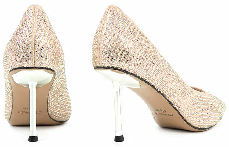 (W) C°BANNER Stiletto 'Gold Shimmer Elegance' 圖 5