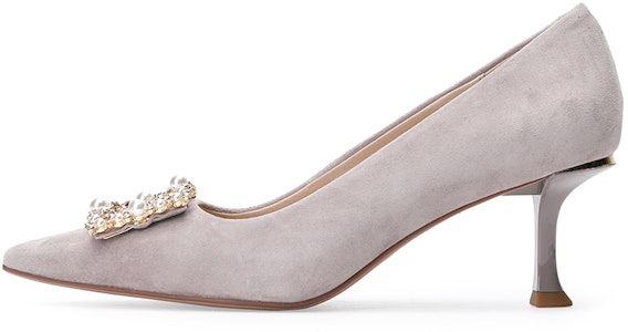 (W) C°BANNER Stiletto 'Gris Claro con Hebilla de Cristal' A22126306A09 Buy (W) C°BANNER Stiletto 'Gris Claro con Hebilla de Cristal' A22126306A09