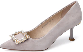 Lookbook (W) C°BANNER Stiletto 'Gris Claro con Hebilla de Cristal' A22126306A09