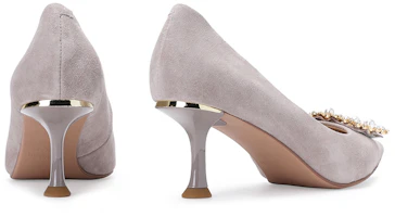 Purchase (W) C°BANNER Stiletto 'Gris Claro con Hebilla de Cristal' A22126306A09