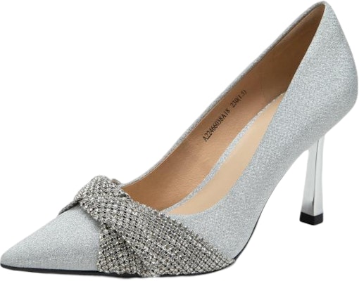 (W) C°BANNER Stiletto High Heels 'Putaran Glorious Silver' A22437110X01 Order (W) C°BANNER Stiletto High Heels 'Putaran Glorious Silver' A22437110X01