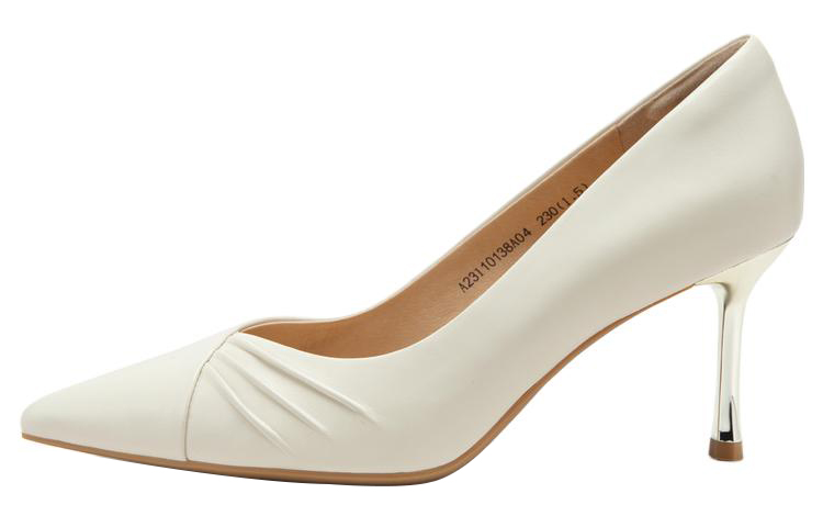 (W) C°BANNER Stiletto Pointed Toe 'Beige'