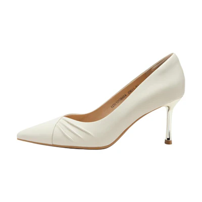 (W) C°BANNER Stiletto Pointed Toe 'Beige'