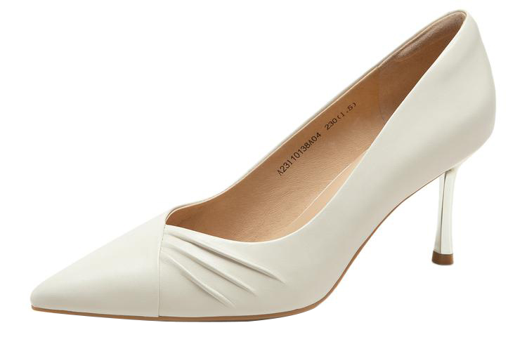 (W) C°BANNER Stiletto Pointed Toe 'Beige' 圖 3