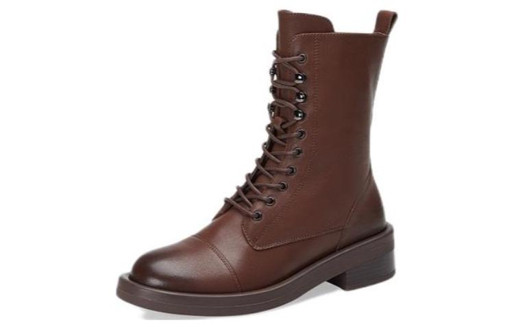 Order (W) Botas Martin a Media Pantorrilla C°BANNER Street Trend con Cremallera 'Caramelo' A21502004B02