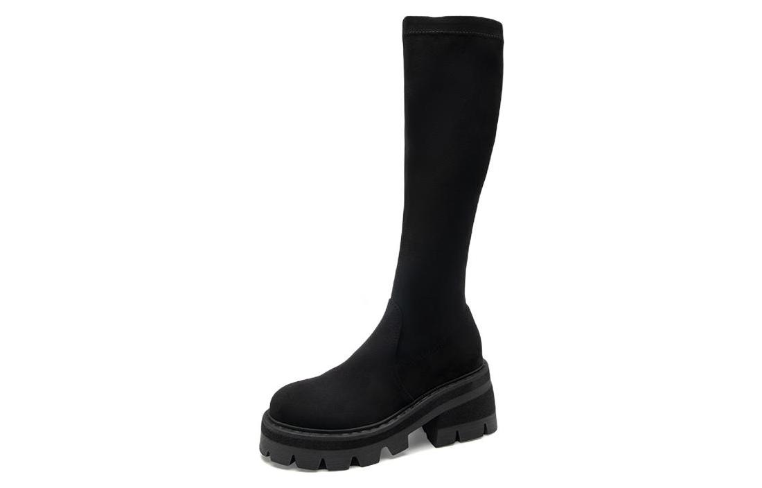 (W) C°BANNER Super Light Velvet High-Top Boots 'Black Outdoor' 圖 2
