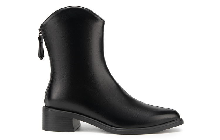 (W) C°BANNER Synthetic Leather Ankle Boots 3.5cm 'Meilade Slimming' 圖 8