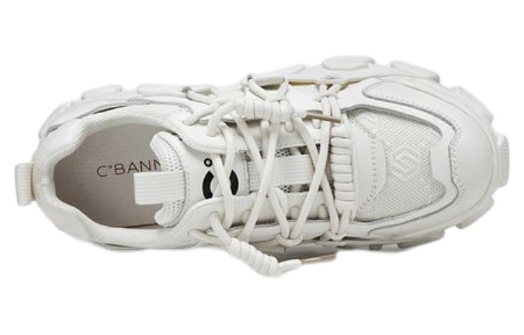 (W) C°BANNER Synthetic Leather CMFTable Trendy Patchwork 'Beige Dad Shoes' 圖 5