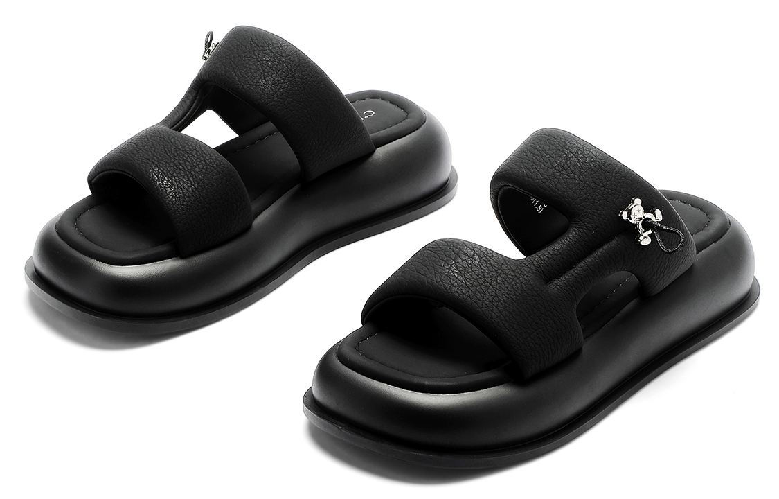 (Women) C°BANNER Thick Bottom Slide 'Black' QA832760S - QA832760S ...