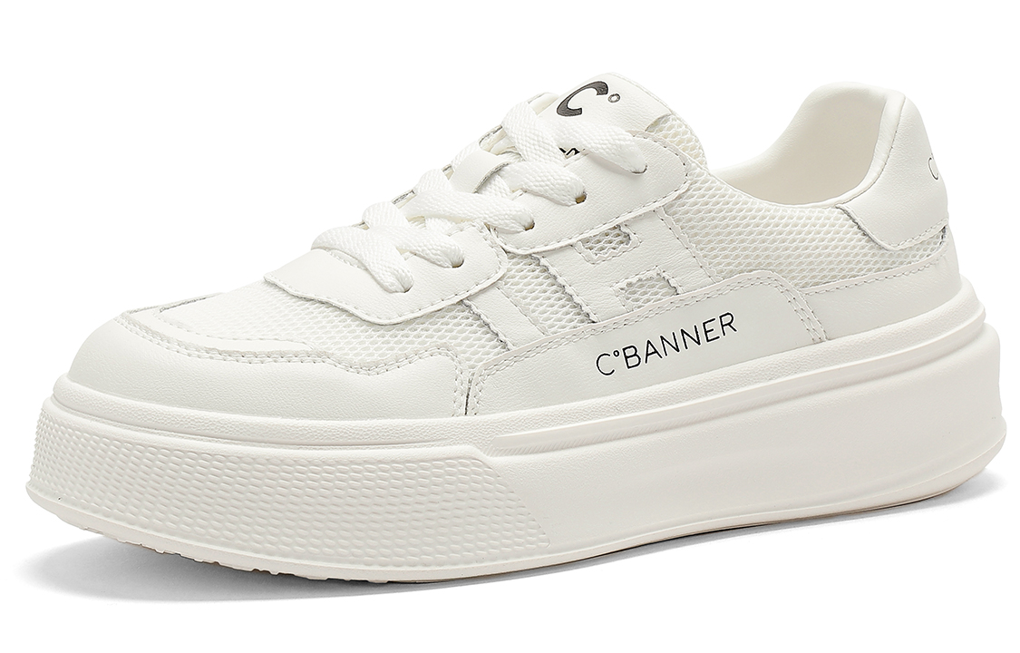 (W) C°BANNER Thick Bottom Versatile Casual 'Fashion White' 圖 3