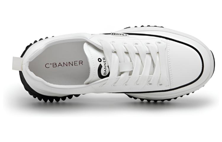 (W) C°BANNER Thick Sole 'Fashion Elevating Black and White' 圖 3