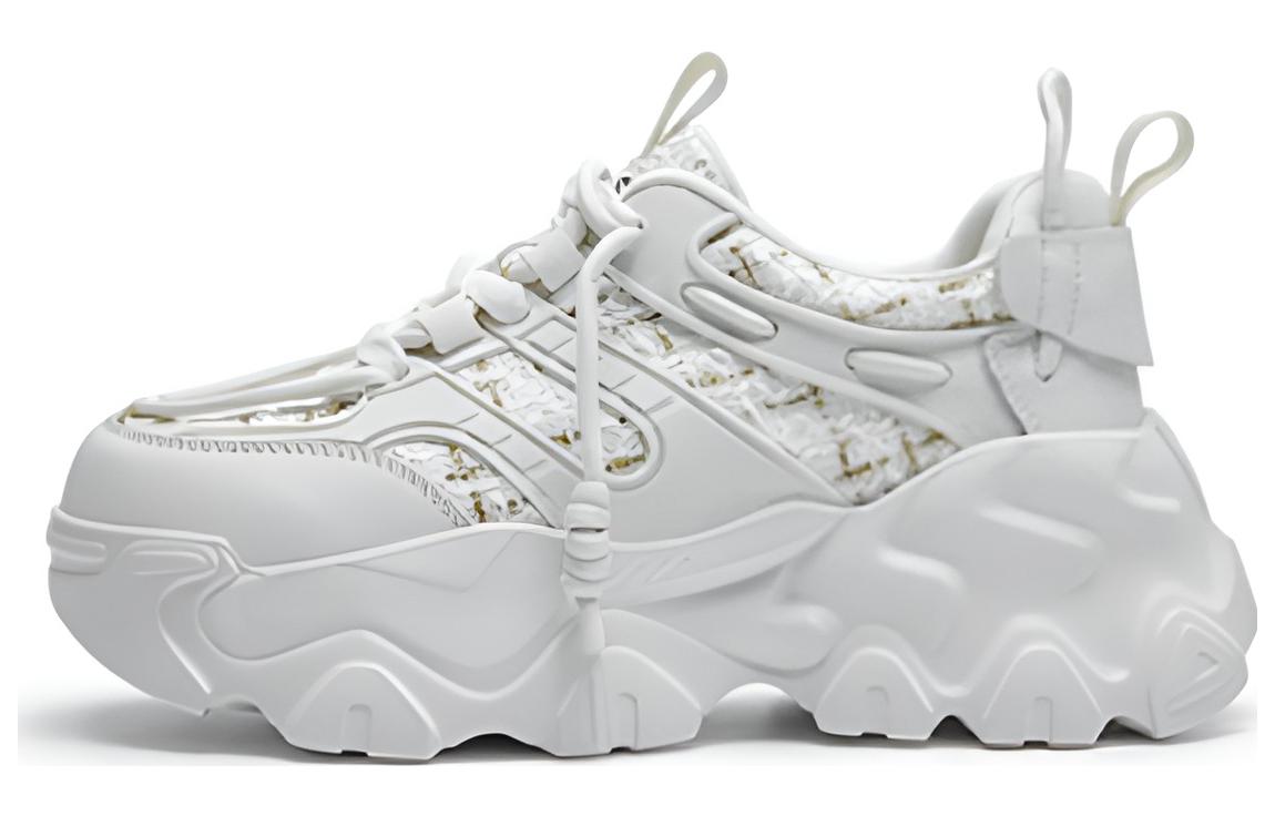 (W) C°BANNER Thick Sole Breathable Dad Shoe 'Beige'