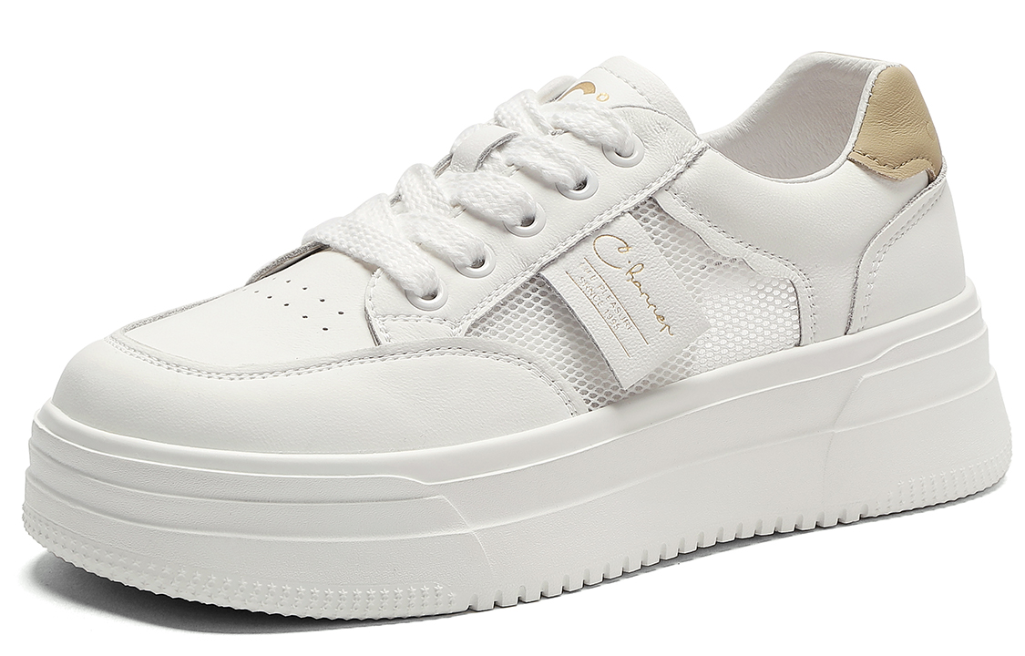 (W) C°BANNER Thick Sole Casual Sneakers 'Apricot Fashion' 圖 2