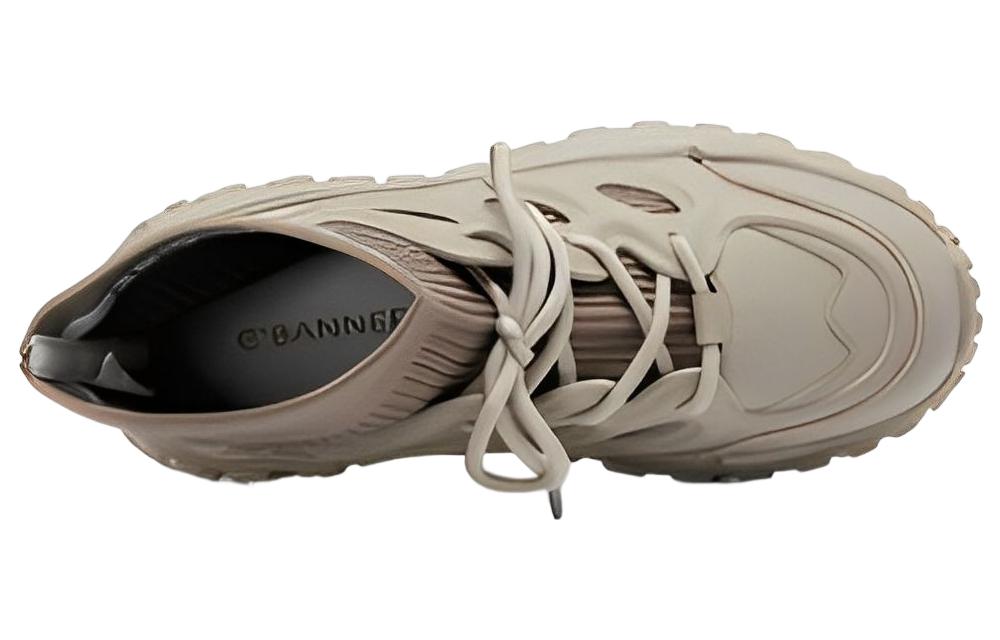 (W) C°BANNER Thick Sole Elastic Sock Ankle Boot 'Grey' 圖 3