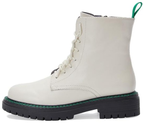 (Women) C°BANNER Thick Sole Elegant Short Zip Martin Boots 'Beige' A21598861B04 Buy (Women) C°BANNER Thick Sole Elegant Short Zip Martin Boots 'Beige' A21598861B04