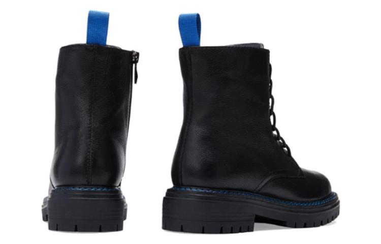 (W) C°BANNER Thick Sole Elegant Zip Martin Boots 'Black' 圖 4