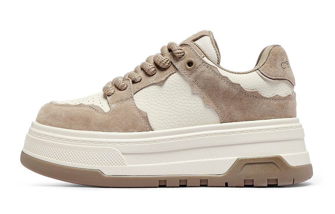 (W) C°BANNER Thick Sole Low Top 'Khaki CMFT'