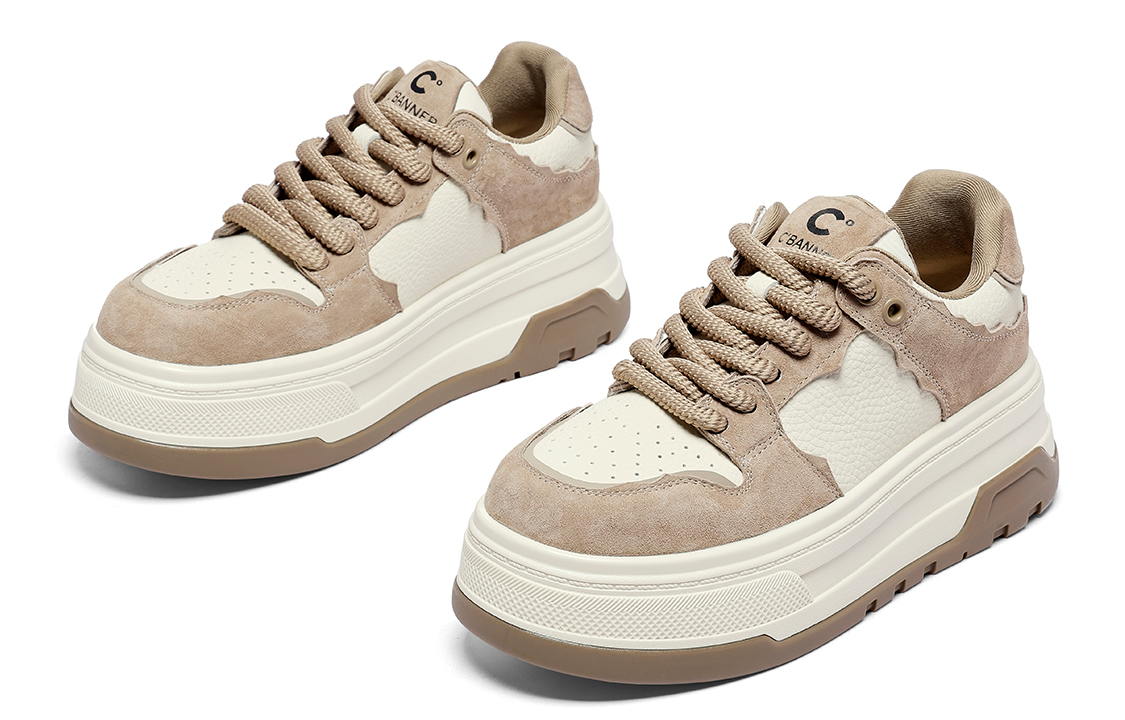 (W) C°BANNER Thick Sole Low Top 'Khaki CMFT' 圖 3