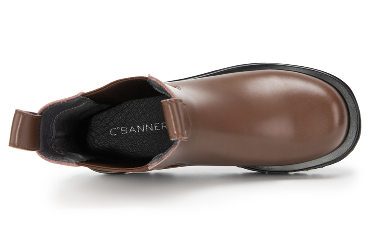 (W) C°BANNER Thick Sole Mid-Cut Chelsea Boots 'Leather' 圖 11