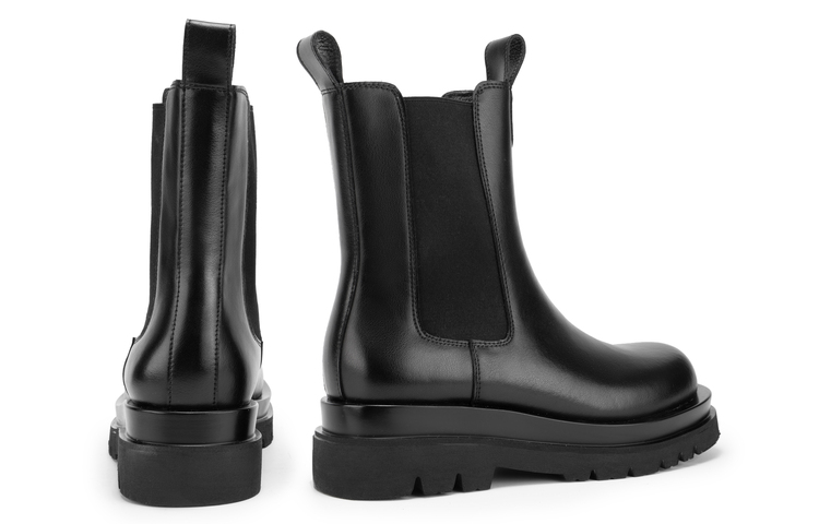 (W) C°BANNER Thick Sole Mid-Cut Chelsea Boots 'Leather' 圖 4