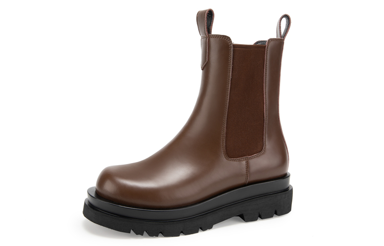 (W) C°BANNER Thick Sole Mid-Cut Chelsea Boots 'Leather' 圖 9