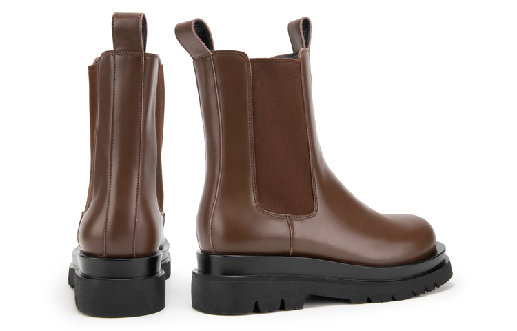 (W) C°BANNER Thick Sole Mid-Cut Chelsea Boots 'Leather' 圖 10