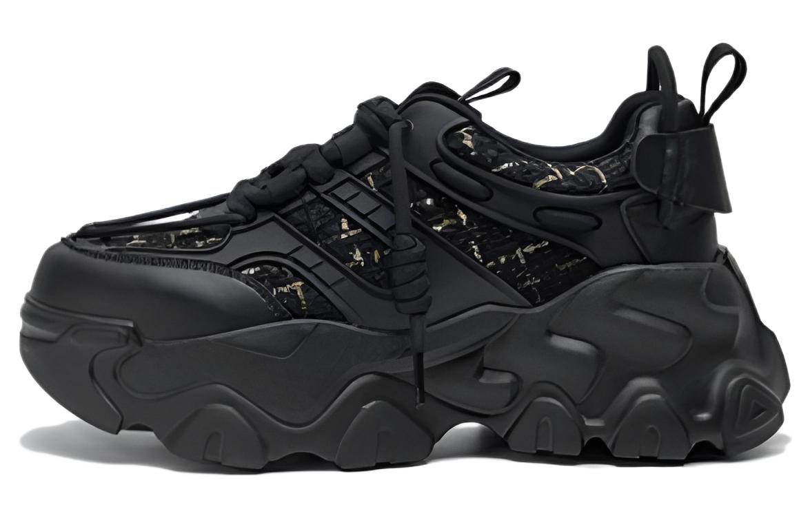 Buy (W) C°BANNER  épais 굽 통기성  dad 슈즈 (블랙) A22461713C01