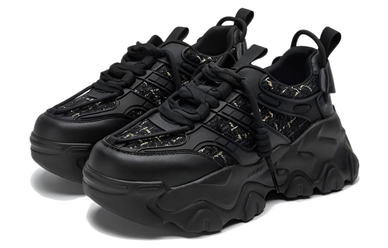 Order (W) C°BANNER  épais 굽 통기성  dad 슈즈 (블랙) A22461713C01