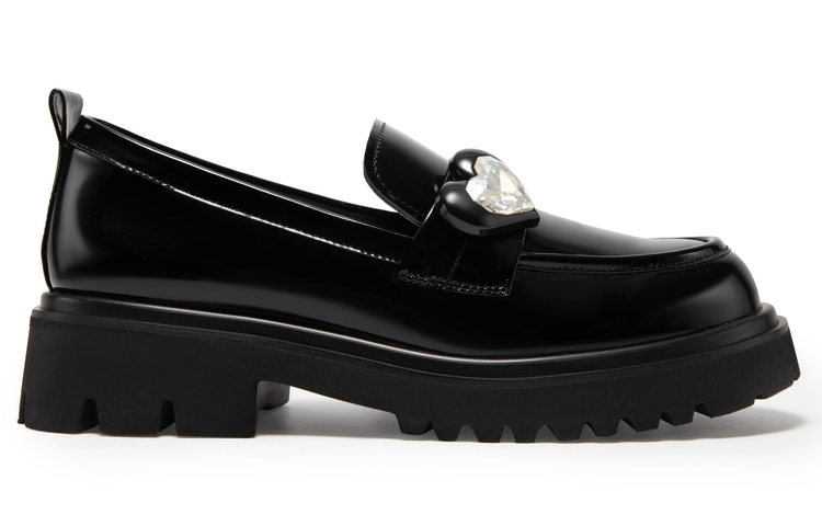 Order (Women) C°BANNER Thick Sole Slip-On Loafers 'Black' A23436903