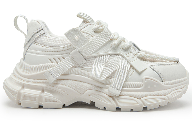 (W) C°BANNER Thick Sole Trendy Dad Shoes 'Synthetic Leather' 圖 2