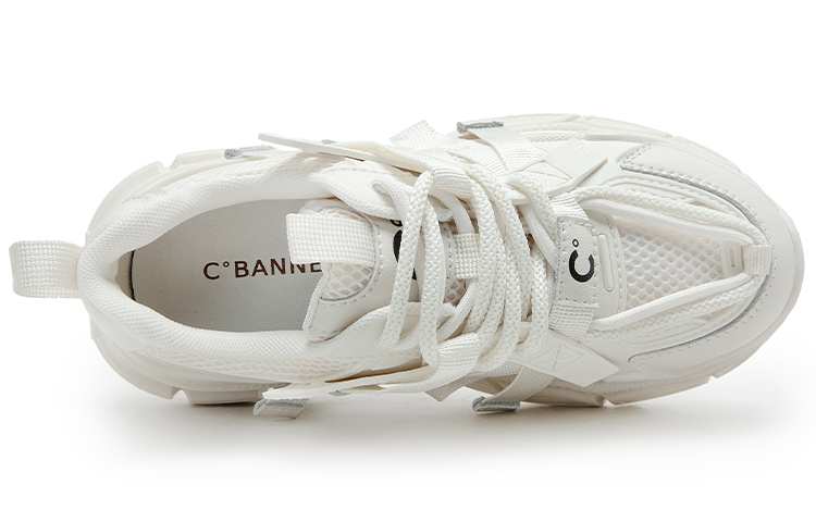 (W) C°BANNER Thick Sole Trendy Dad Shoes 'Synthetic Leather' 圖 5