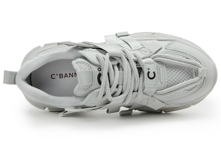 (W) C°BANNER Thick Sole Trendy Dad Shoes 'Synthetic Leather' 圖 10