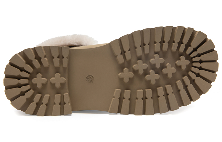 (W) C°BANNER Thick Warm Retro Workwear Martin Boots 'Khaki' 圖 6