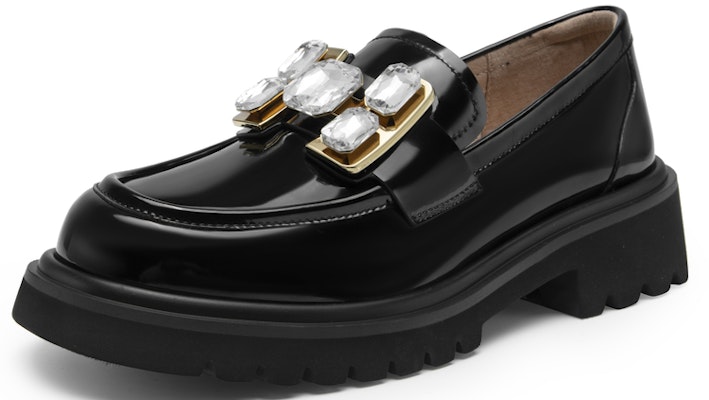 (W) C°BANNER Seribu Derajat Kulit 'Loafer Platform Hitam Kristal' A23115201B01 Lookbook (W) C°BANNER Seribu Derajat Kulit 'Loafer Platform Hitam Kristal' A23115201B01