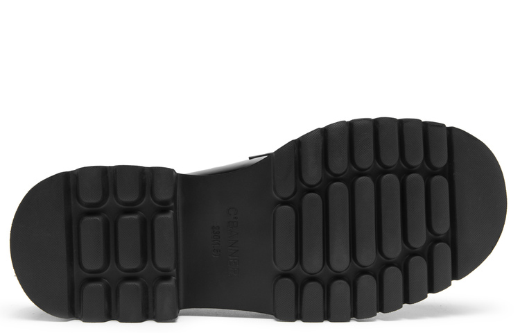 Details for (W) C°BANNER Seribu Derajat Kulit 'Loafer Platform Hitam Kristal' A23115201B01