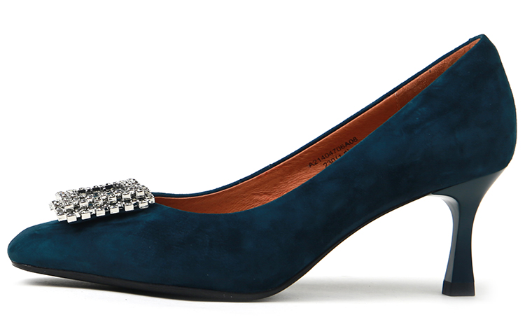 (W) C°BANNER Velvet Luxe 'Sapphire Crystal Heel'