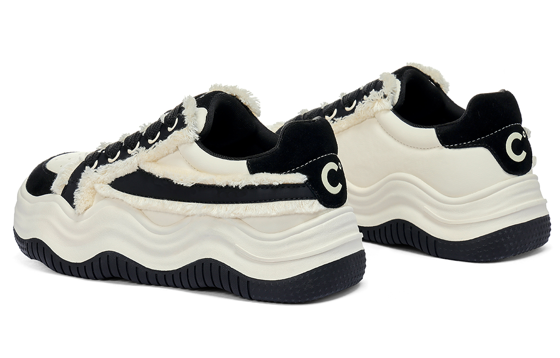 (W) C°BANNER Wavy Series Low Top 'Black Splice' 圖 5