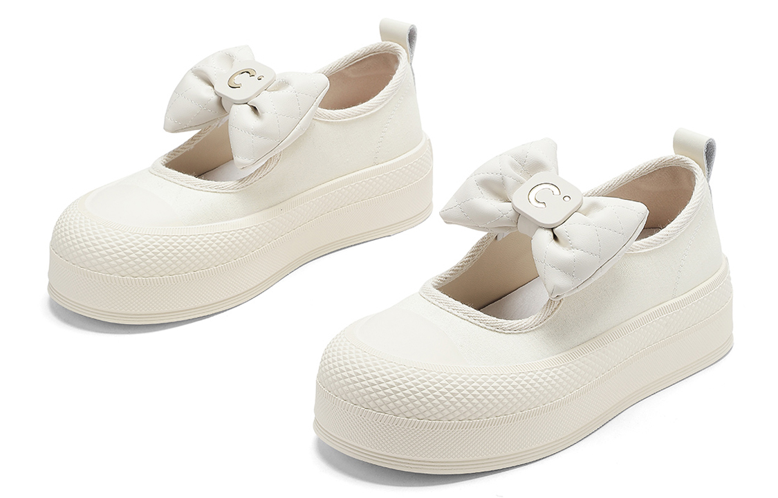 (W) C°BANNER Woven Trendy CMFTable Casual Sneaker 'Beige' 圖 3