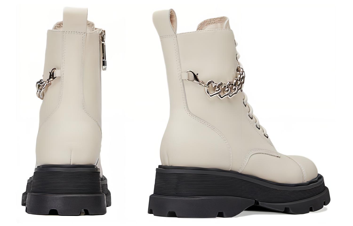 (W) C°BANNER Qianbaidu Martin Boot 'Beige Chain' 圖 2