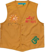 Cactus Plant Flea Market Printed Sleeveless Button-Up Vest Men. CP04JK001 Cactus Plant Flea Market Printed Sleeveless Button-Up Vest Men. CP04JK001