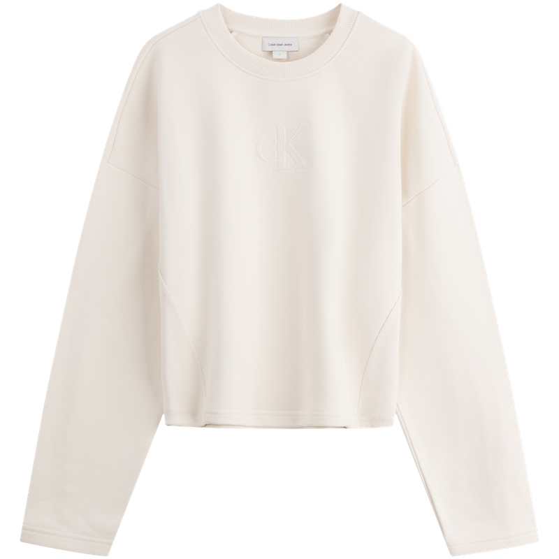 Details for (Women) Calvin Klein  Casual Cotton Crewneck Pullover Sweatshirt. J224597