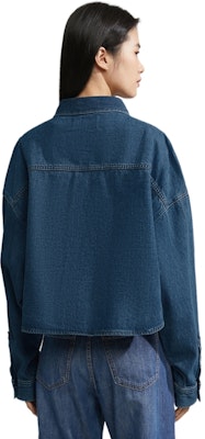 (Women) Calvin Klein Casual Cotton Denim Long Sleeve Shirt in Blue. J2223541A4 Purchase (Women) Calvin Klein Casual Cotton Denim Long Sleeve Shirt in Blue. J2223541A4