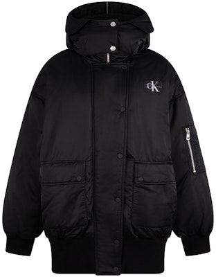 (W) CALVIN KLEIN Chaqueta Sudadera Acolchada Logo Bordado Estilo Suelto Casual J221879 Buy (W) CALVIN KLEIN Chaqueta Sudadera Acolchada Logo Bordado Estilo Suelto Casual J221879