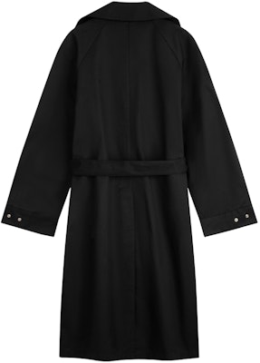 (Women) Calvin Klein Casual Mid-Length Belted Trench Coat Space Black. 40WK526 Lookbook (Women) Calvin Klein Casual Mid-Length Belted Trench Coat Space Black. 40WK526