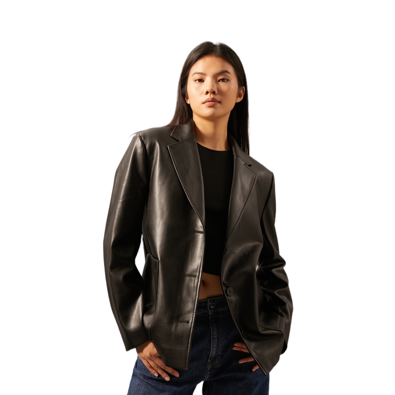 Purchase (W) Calvin Klein 休閒寬鬆機車風西裝外套附口袋 J224309