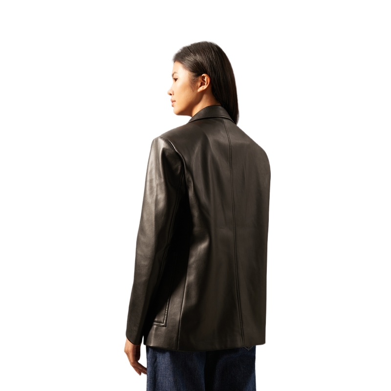 Details for (W) Calvin Klein 休閒寬鬆機車風西裝外套附口袋 J224309