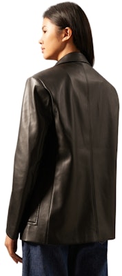 (Women) Calvin Klein Casual Oversized Biker Jacket Blazer with Pockets. J224309 Details for (Women) Calvin Klein Casual Oversized Biker Jacket Blazer with Pockets. J224309