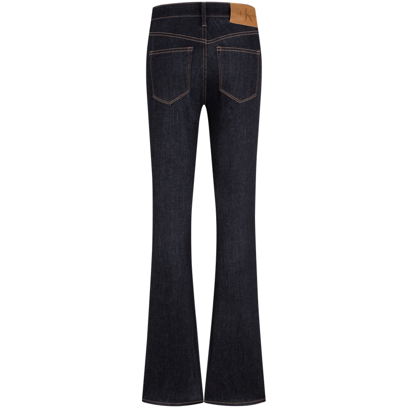 (Women) CALVIN KLEIN  Classic Vintage Slim Flare Jeans Denim Black. J224670 圖 3